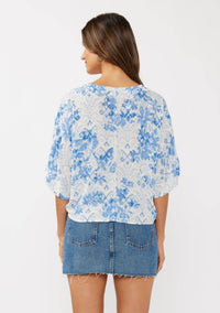 Jade Floral Top