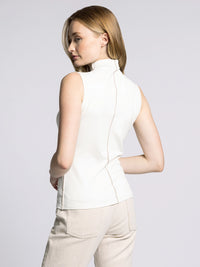 Marisol Mock Neck Sleeveless Top