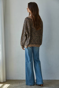 Cheetah Print Cardigan