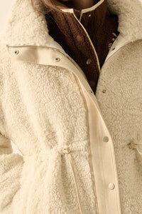 Shearling Knee-Length Coat