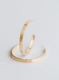 Everyday Essentials Hoop Earrings- Large