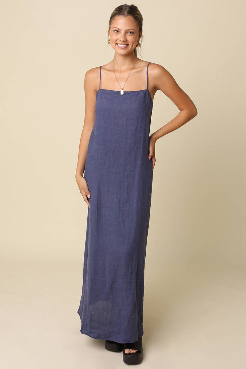 Anna Linen Maxi Dress