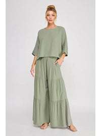Heather Linen Pants
