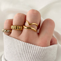 Gold Stacker Rings