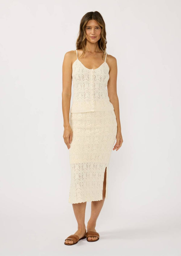 Georgia Pointelle Sweater Tank