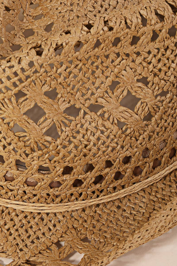 Straw Braided Cowboy Sun Hat