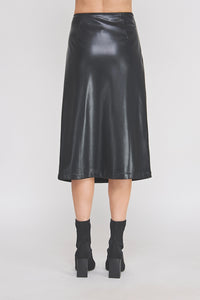 Roxie Leather Midi Skirt