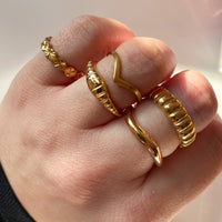 Gold Stacker Rings