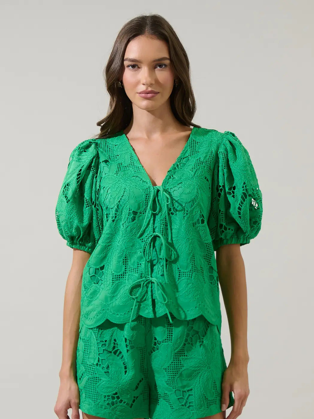 Friona Eyelete Top