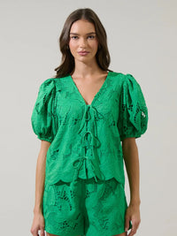 Friona Eyelete Top