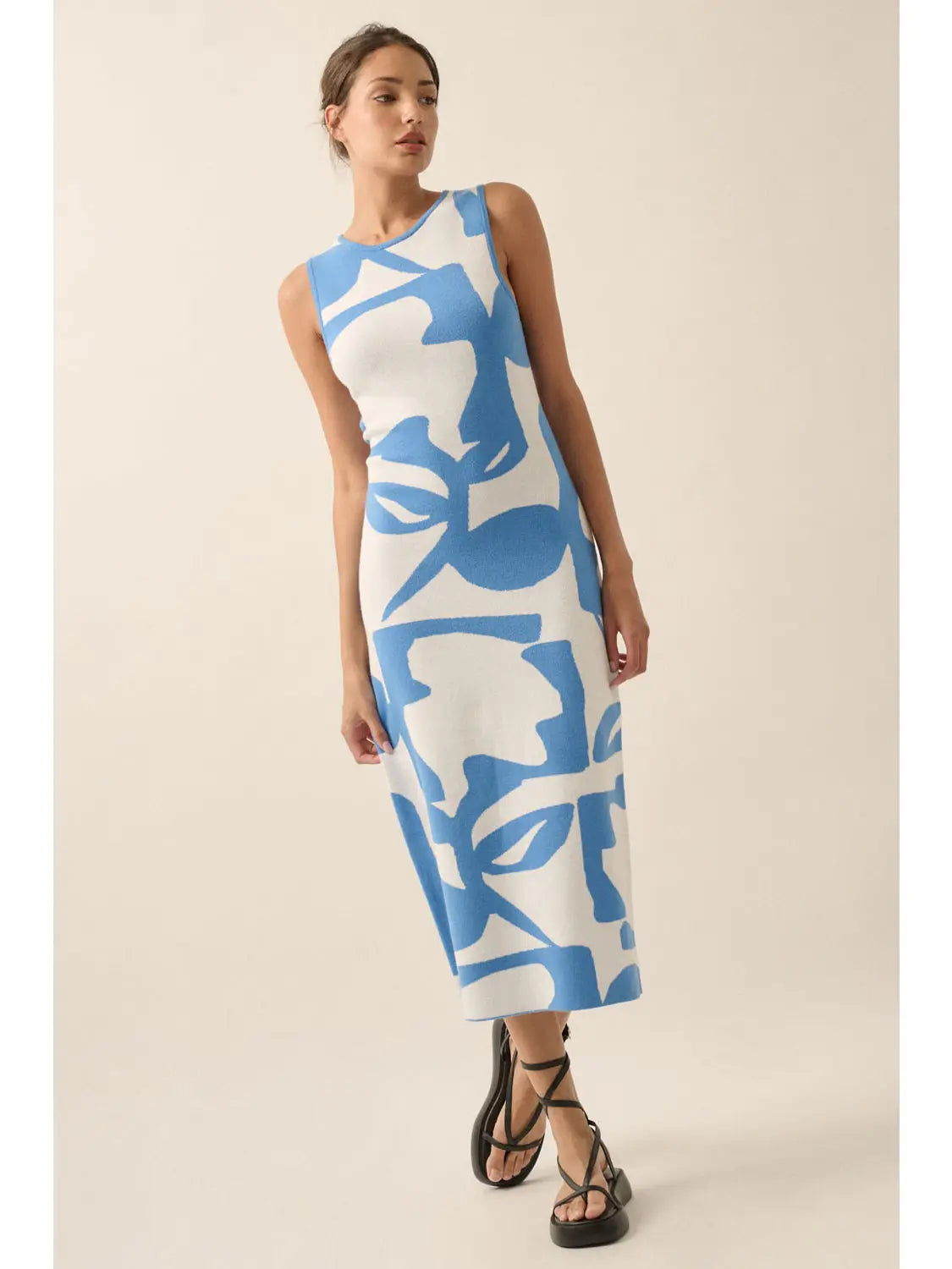 Gabi Abstract Midi Dress