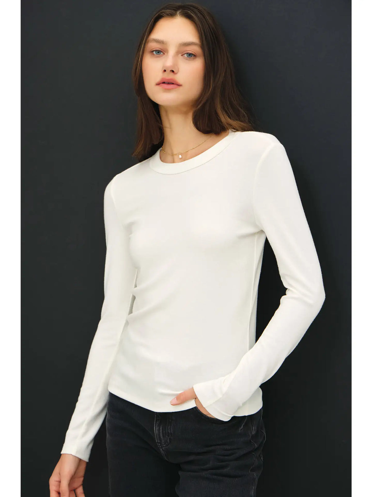 Claire Round Neck Knit Top