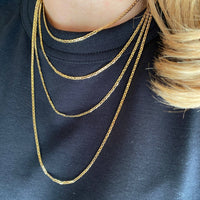 Flat Mariner Necklace Gold Filled