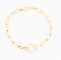 Thea Charm Bar Bracelet