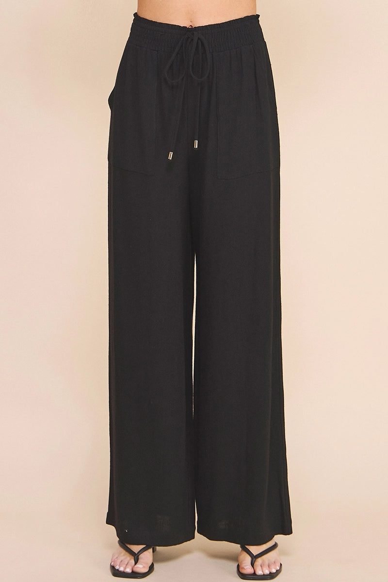 Collin Linen Wide Leg Pant