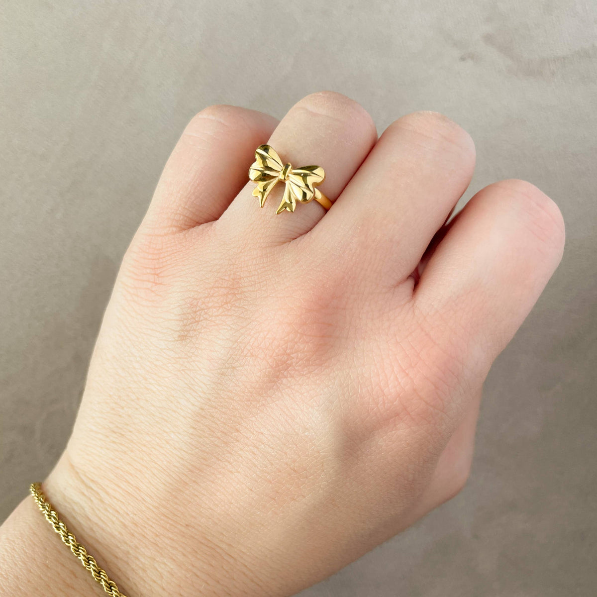 Dainty Bow Ring