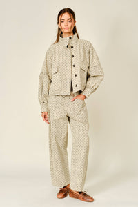 Polka Dot Barrel Pants