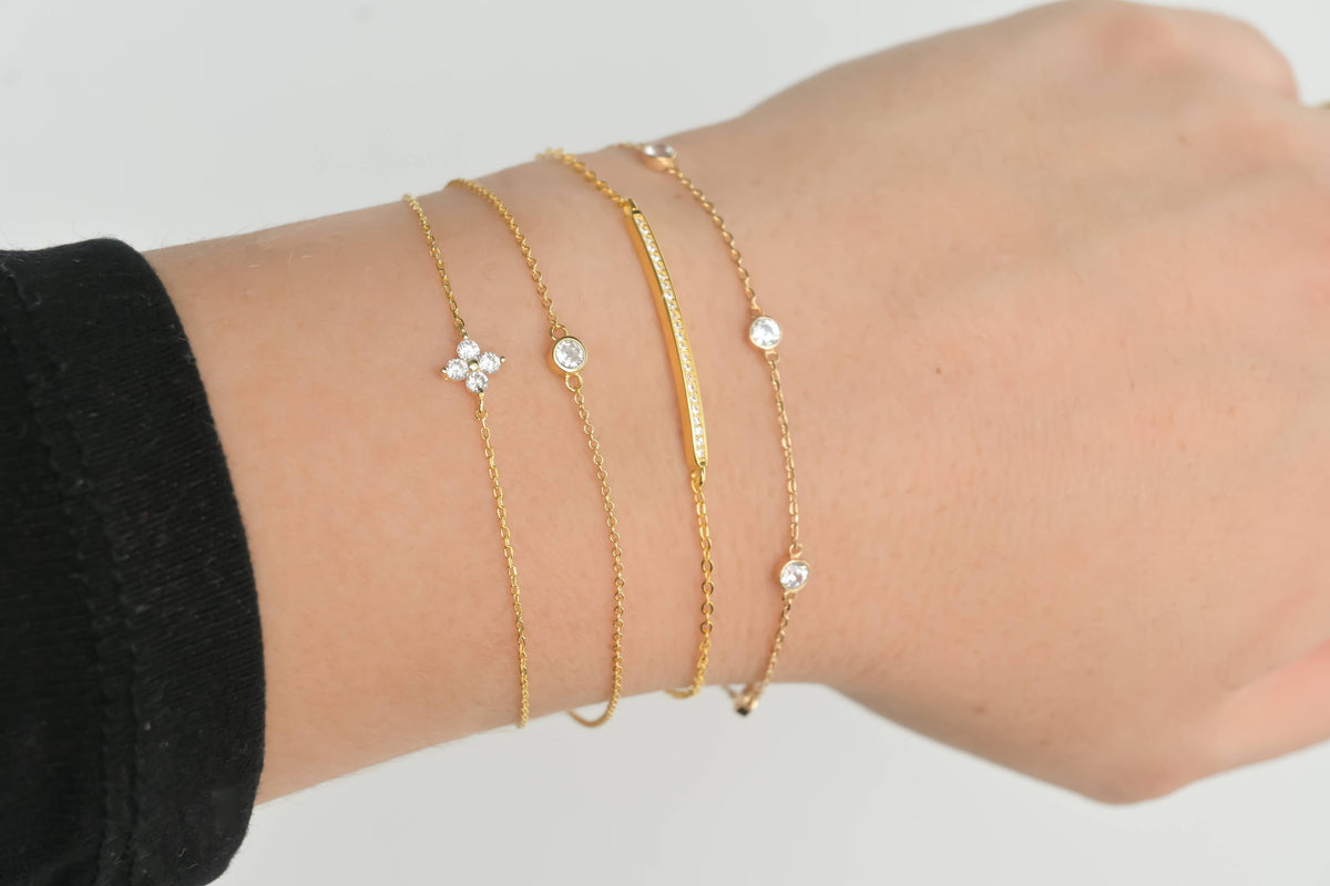 Dainty Gold & Silver Bracelets