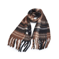 Shaun Multicolor Scarf: Black Brown