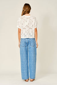 Amber Floral Lace Top