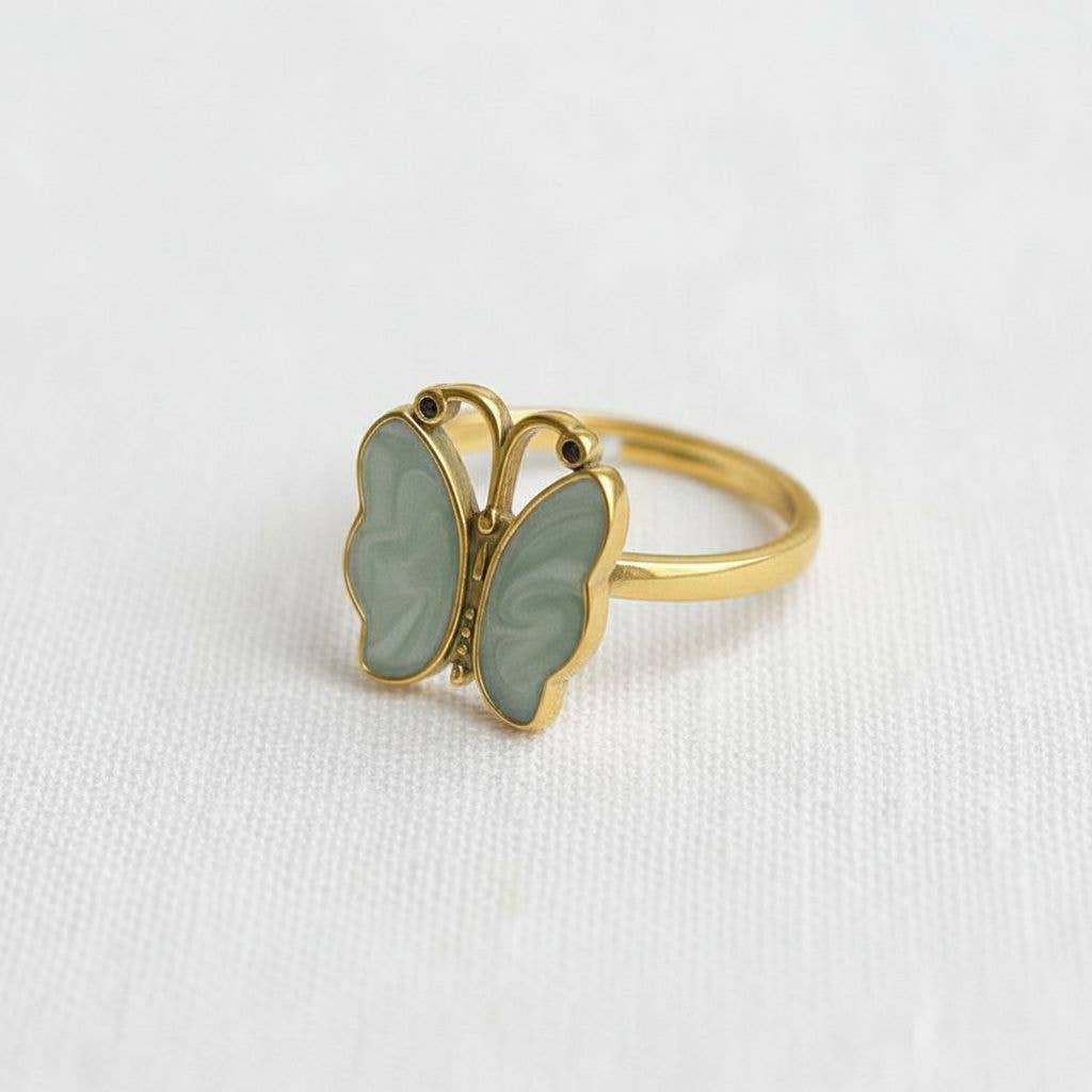 Vintage Butterfly Ring
