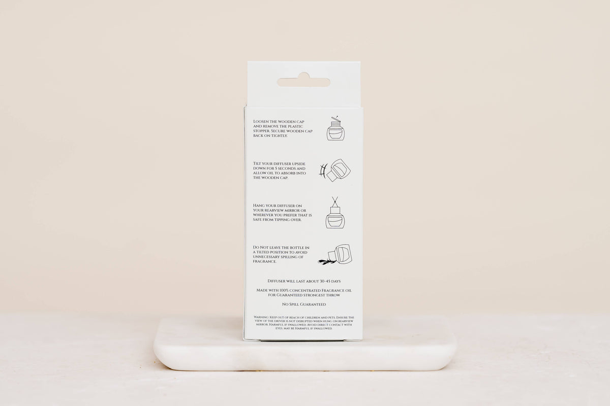 Maldives Car Diffuser – Plum, Vanilla & Amber