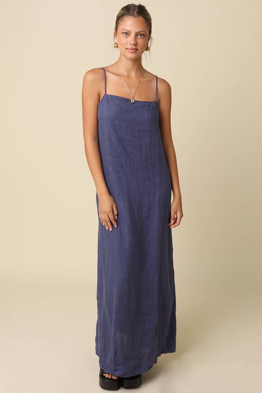 Anna Linen Maxi Dress