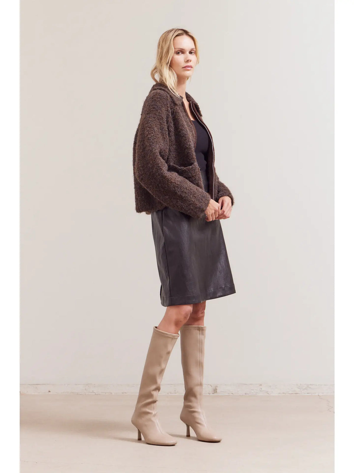 Izzy Zip Up Sweater