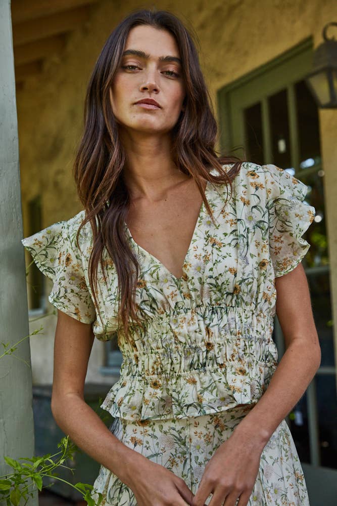 Bella Flutter Sleeve Top