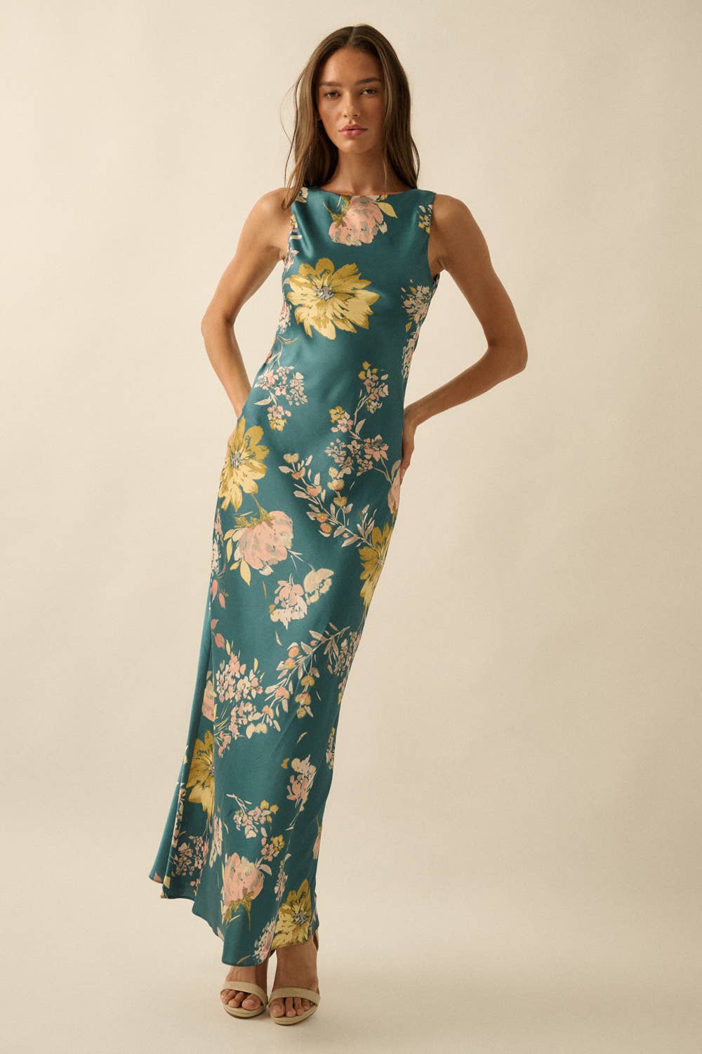 Millie Cowl Neck Maxi Dress
