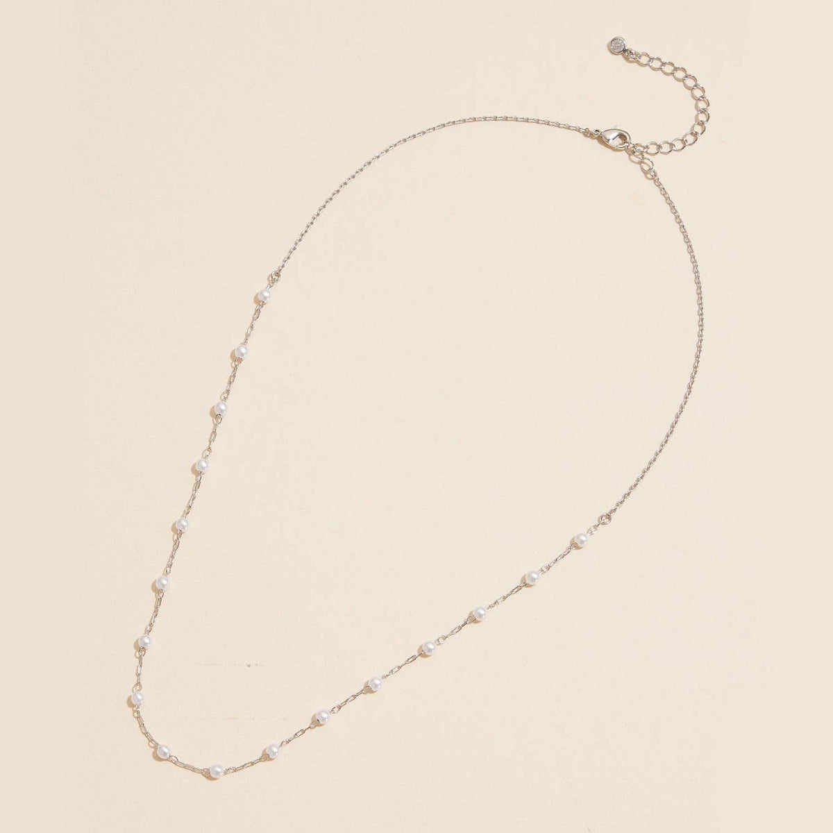 Pearl Link 18K Gold Dipped Necklace