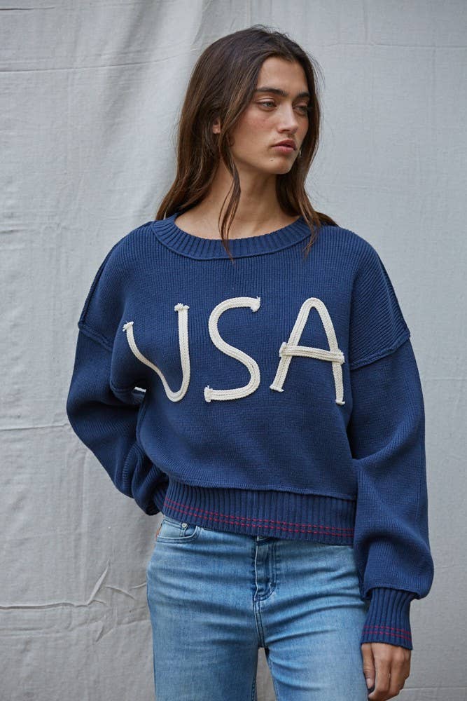 USA Knit Sweater