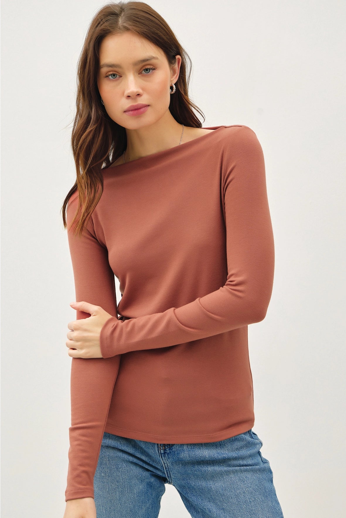 Macy Wide Neck Top