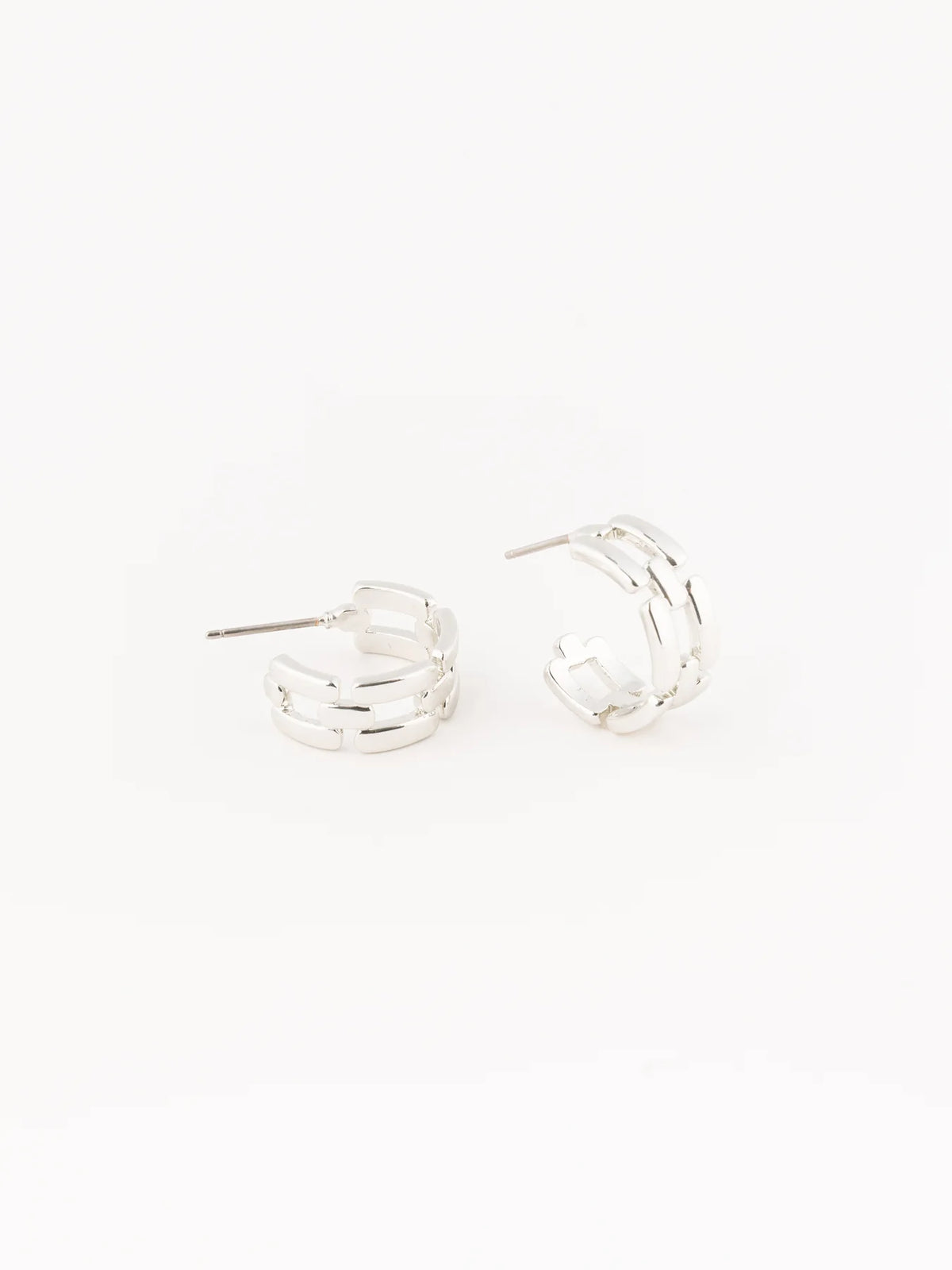 Layla Luxe Silver Earrings