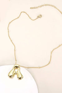 Bubble Initial Necklace