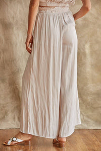 Jenna Satin High Waisted Trousers