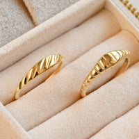 Gold Stacker Rings