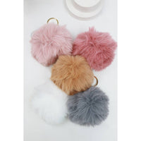 Fur Pom Pom Keychain