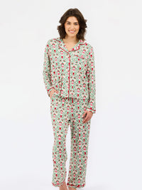Charlotte PJ Set- Trimmed with Joy
