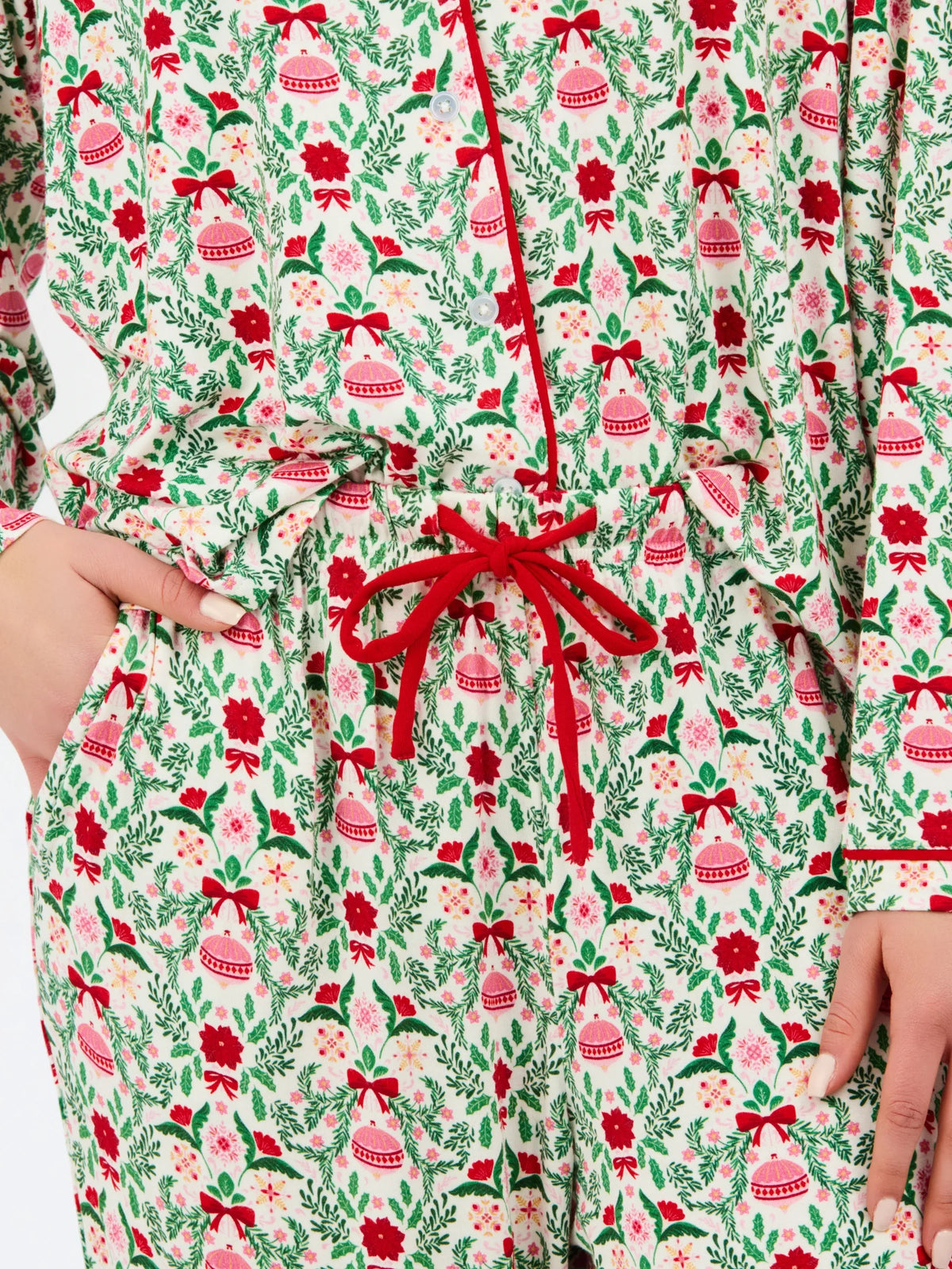 Charlotte PJ Set- Trimmed with Joy
