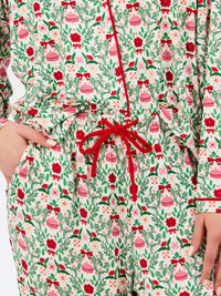 Charlotte PJ Set- Trimmed with Joy