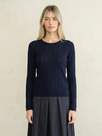 Nellie Pointelle Knit Top