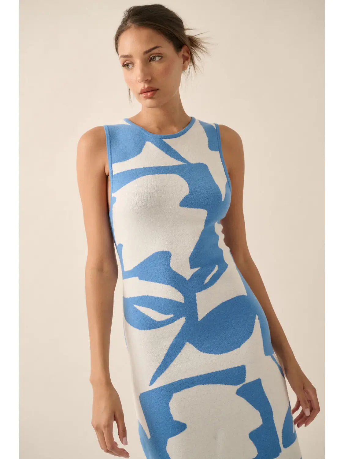 Gabi Abstract Midi Dress