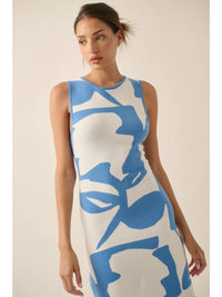 Gabi Abstract Midi Dress