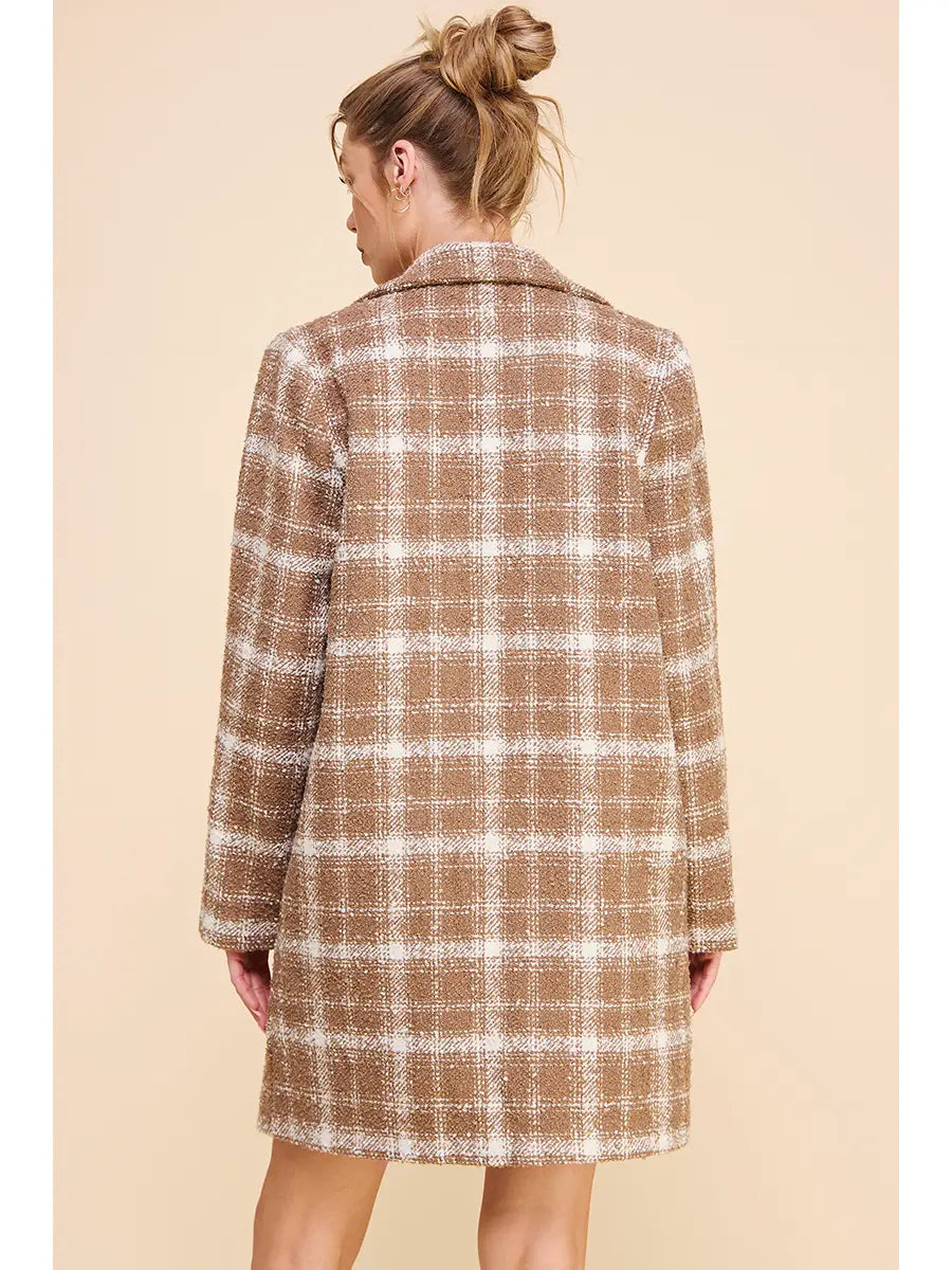 Penelope Plaid Coat