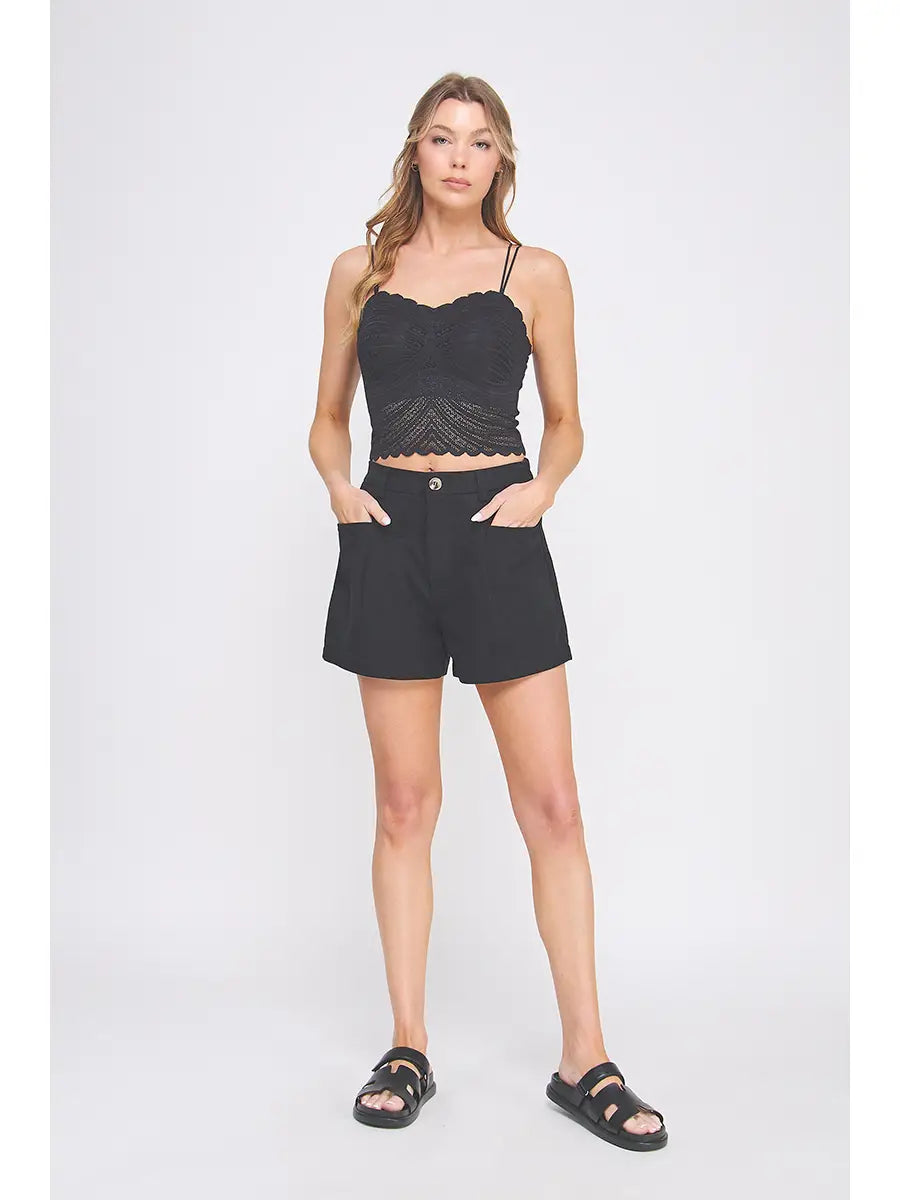 Scallop Lace Bralette Tank