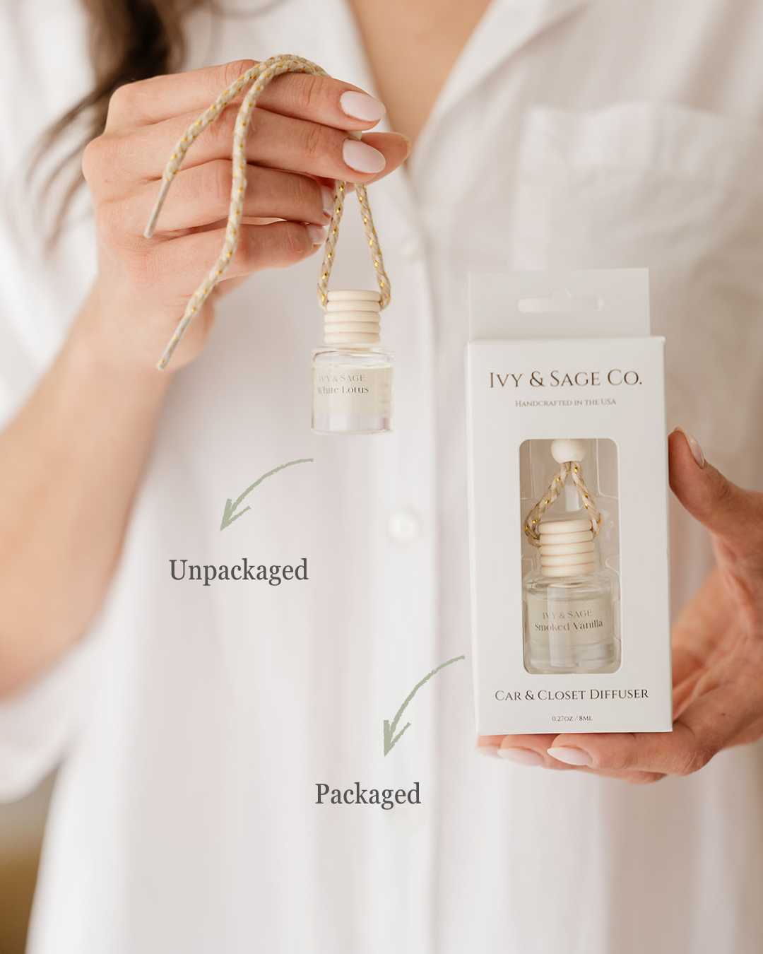 Smoked Vanilla Car Diffuser – Vanilla + Musk + Best Seller