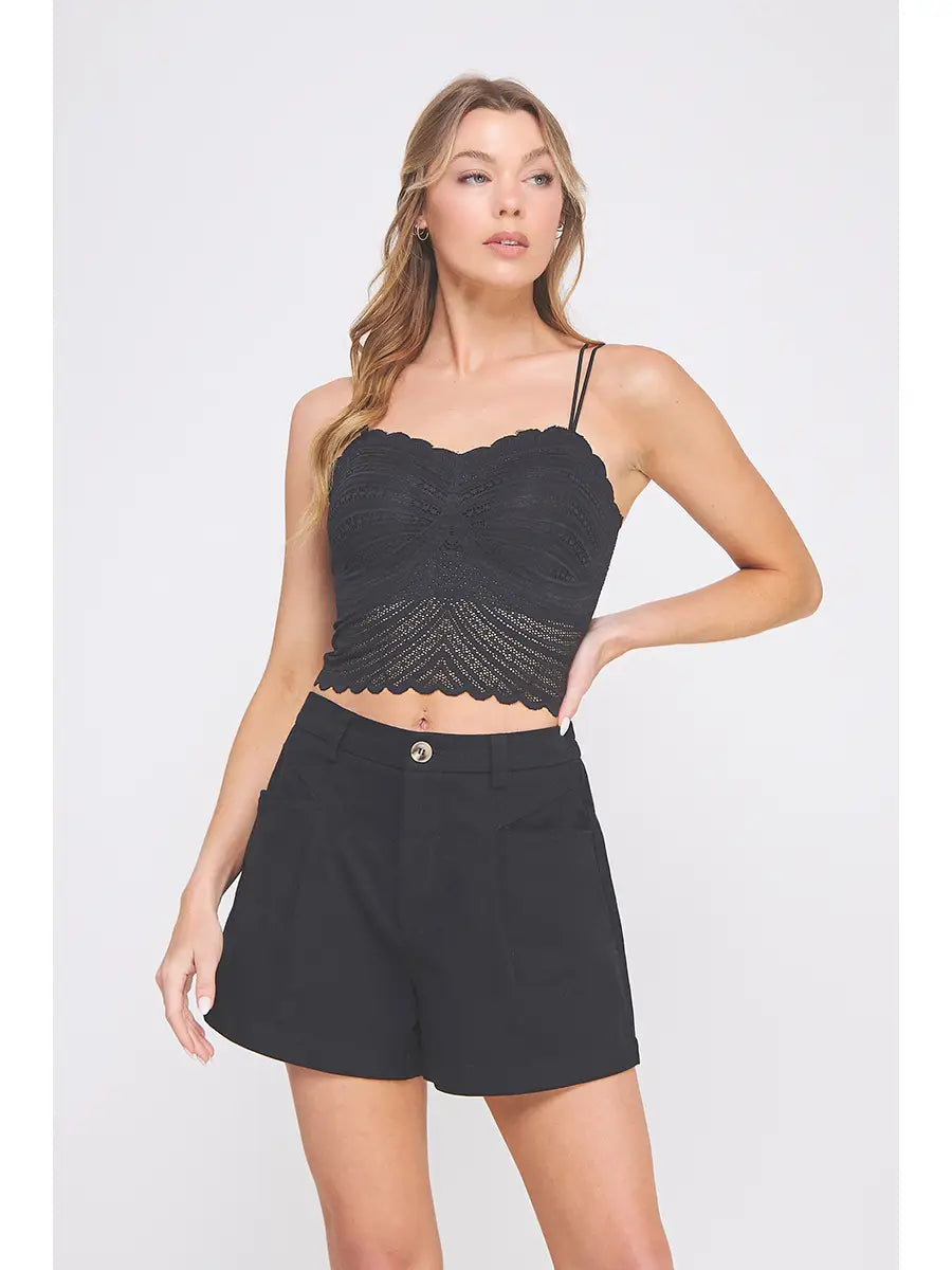 Scallop Lace Bralette Tank