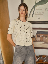 Polka Dot Cardigan