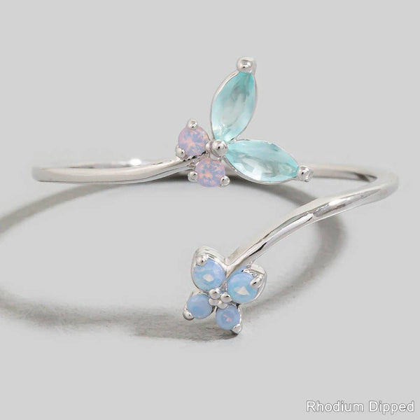Butterfly & Flower Ring